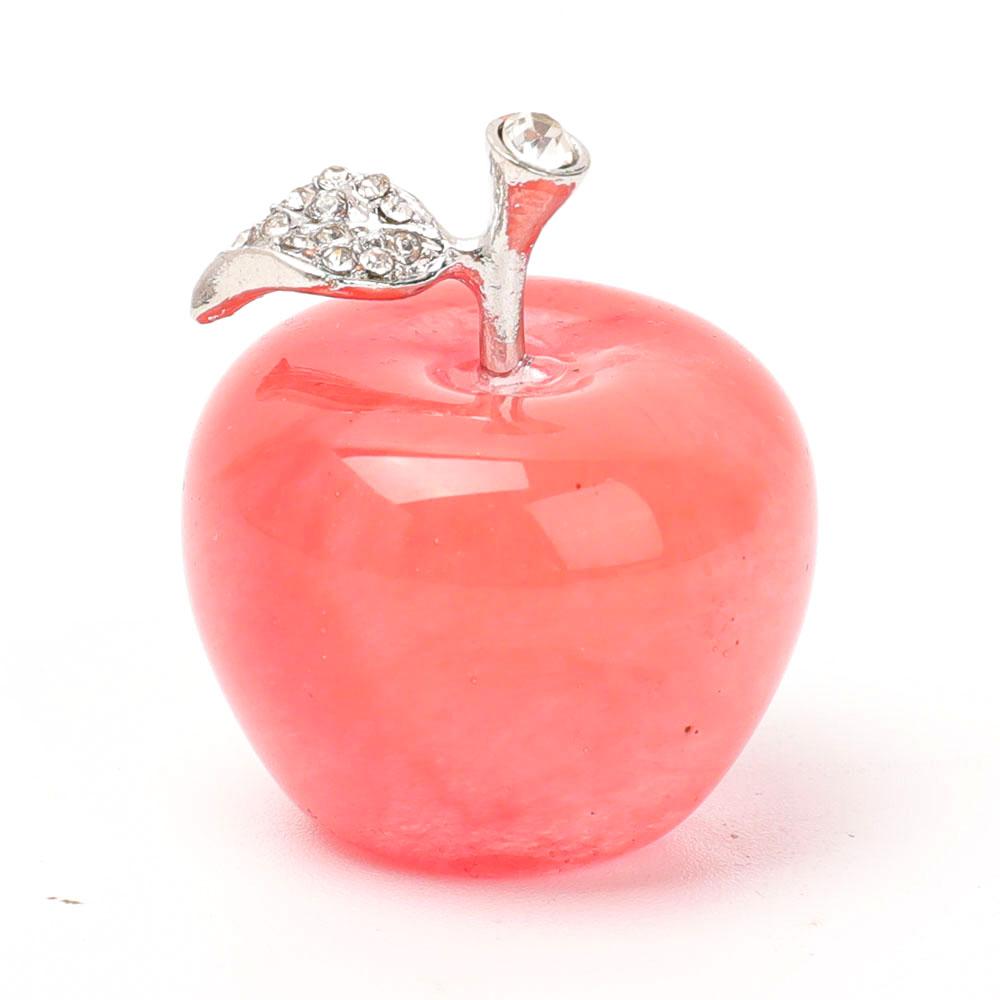 Crystal Apples for Christmas Decoration Wholesale Crystals