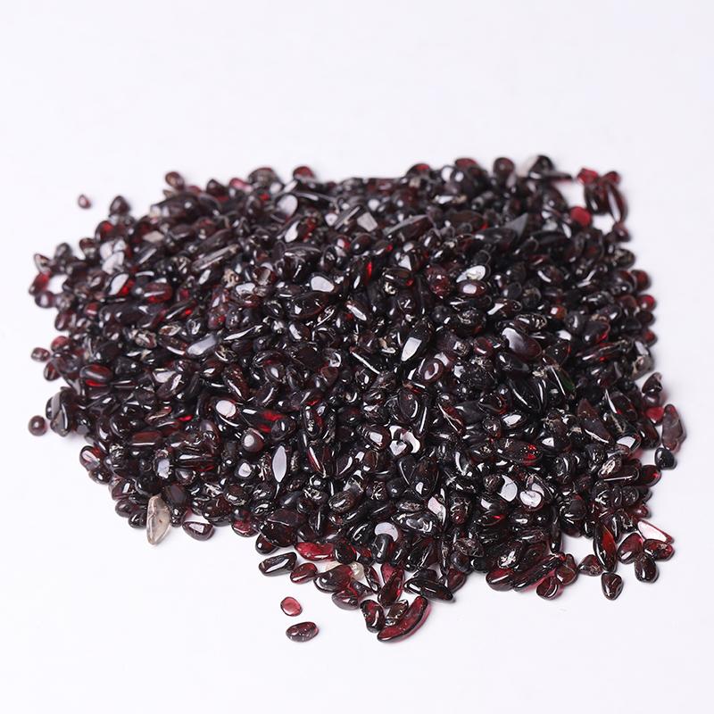 0.1kg High Quality 5-7mm Natural Garnet Chips Wholesale Crystals