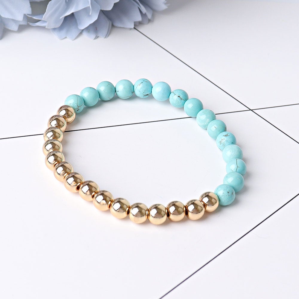 6mm Turquoise Crystal Bracelet Wholesale Crystals