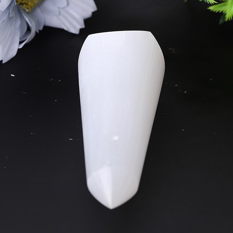 4" Selenite Double Terminated Point Wholesale Crystals