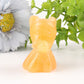 2.6" Honey Calcite The Ghost Dog Crystal Carvings Wholesale Crystals