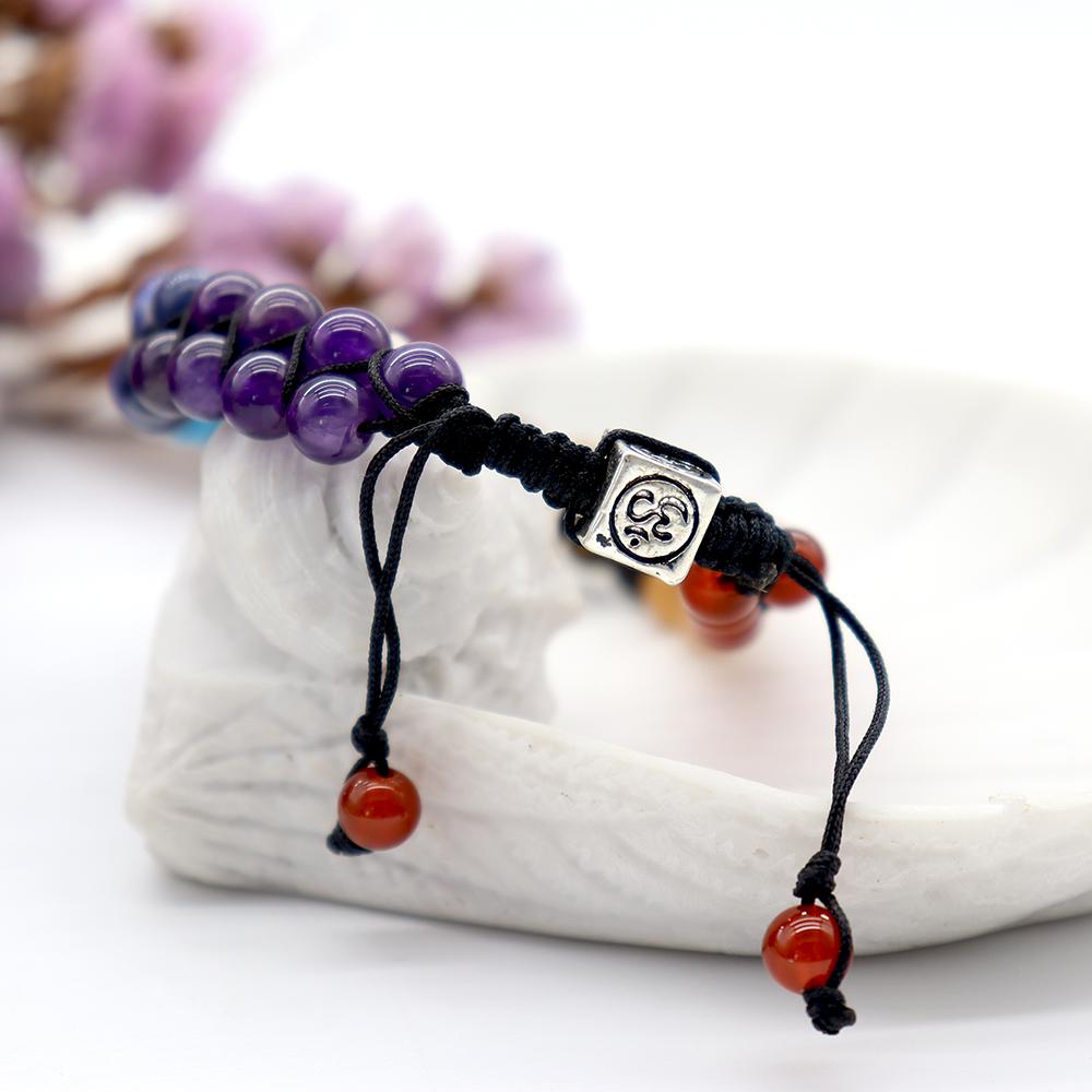 7 Chakras Healing Crystals Bracelet Wholesale Crystals