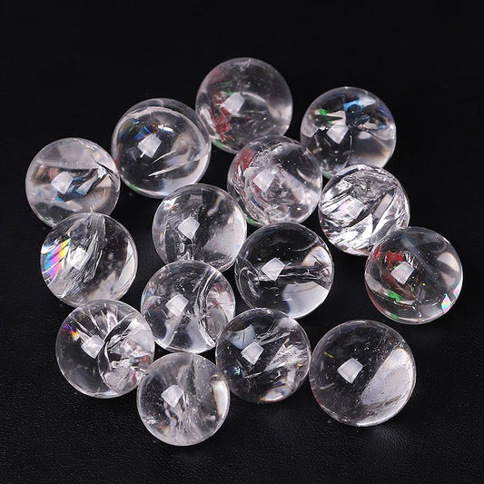 0.25kg 20mm Clear Quartz Sphere Wholesale Crystals