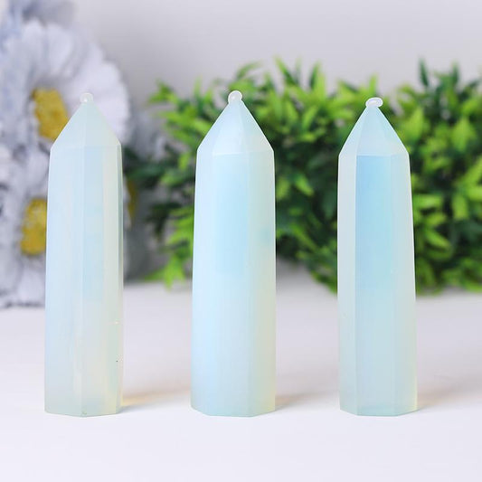 Wholesale Gemstone Tower High Quality Opalite Crystal Point Obelisk Tower Wholesale Crystals