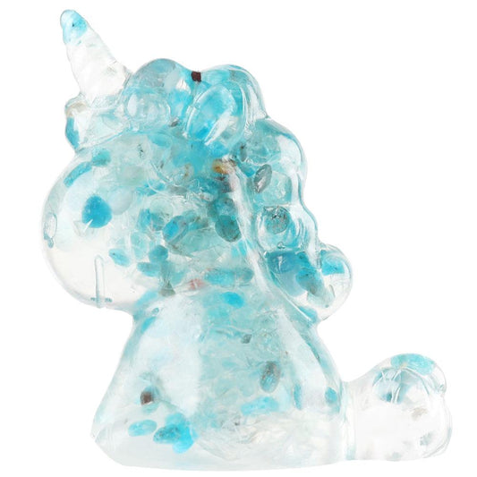 Blue Apatite Crystal Chips Resin Unicorn Wholesale Crystals