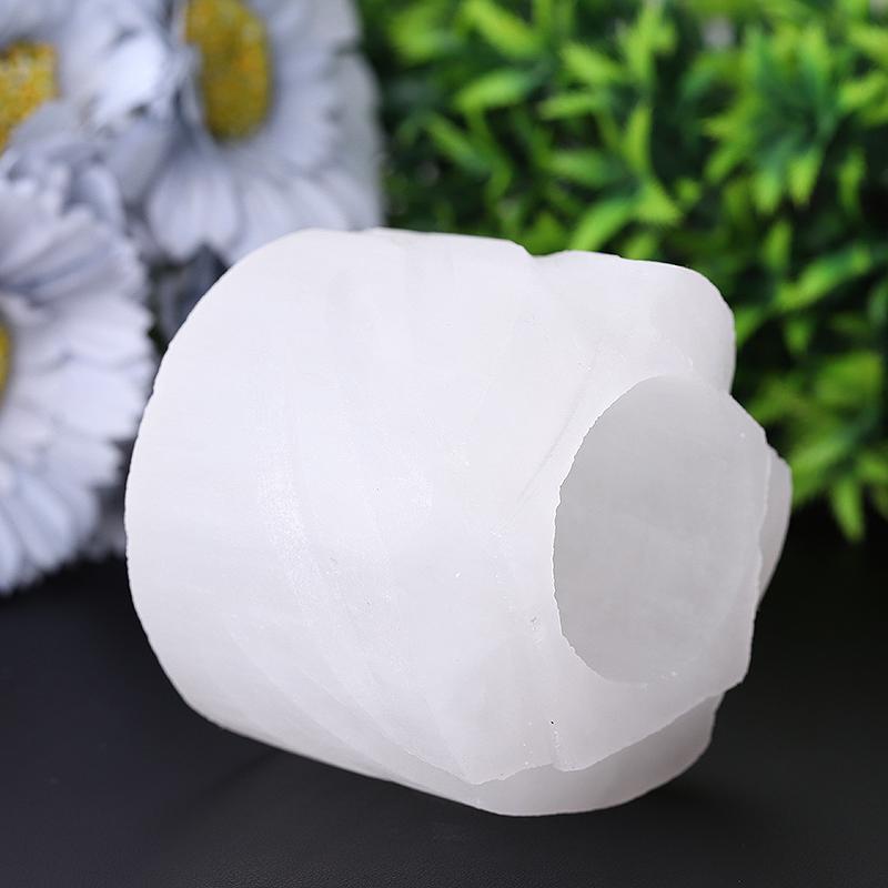 3" Selenite Candle Holder Wholesale Crystals