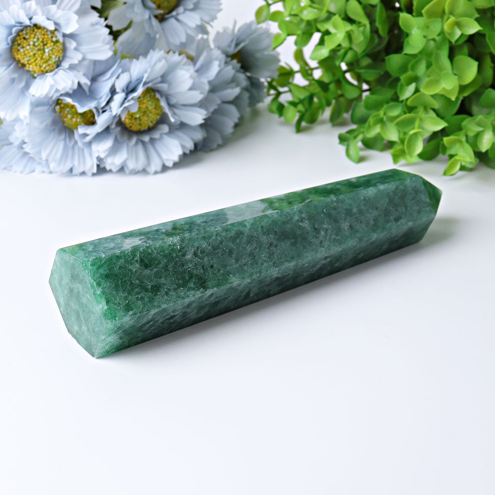 8" Green Strawberry Quartz Crystal Tower Wholesale Crystals