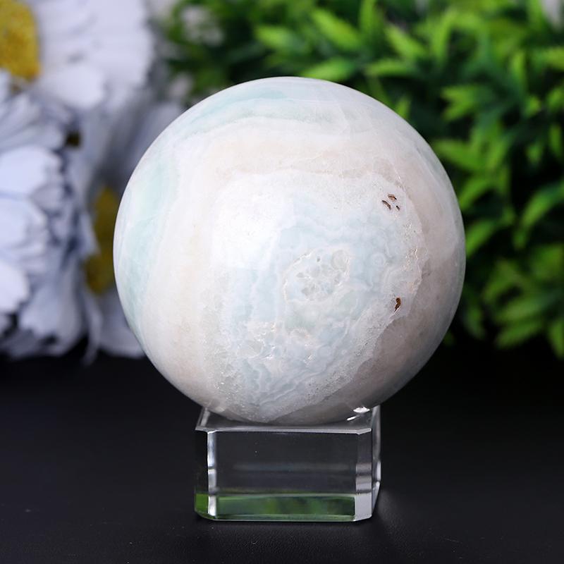 2.0"-4.0" Larimar Sphere Wholesale Crystals