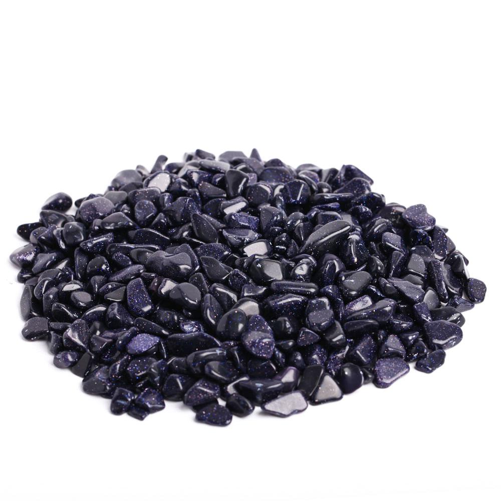 0.1kg Blue Sand Stone Crystal Chips Wholesale Crystals