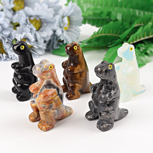 2.5" Dinosaur Crystal Carving Wholesale Crystals