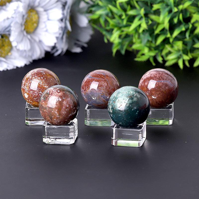 2.0"-4.0" Ocean Jasper Sphere Wholesale Crystals