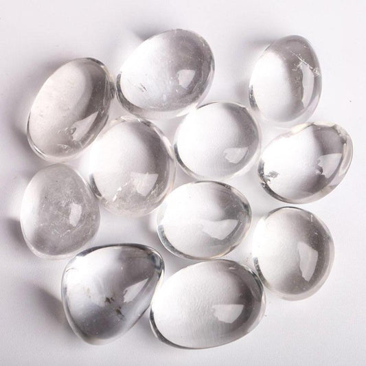 0.1kg Clear Quartz Crystal Tumbles Wholesale Crystals