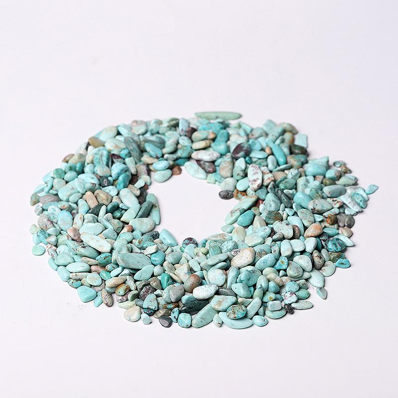 0.1kg 5-7mm Natural Turquoise Chips for Decoration Wholesale Crystals