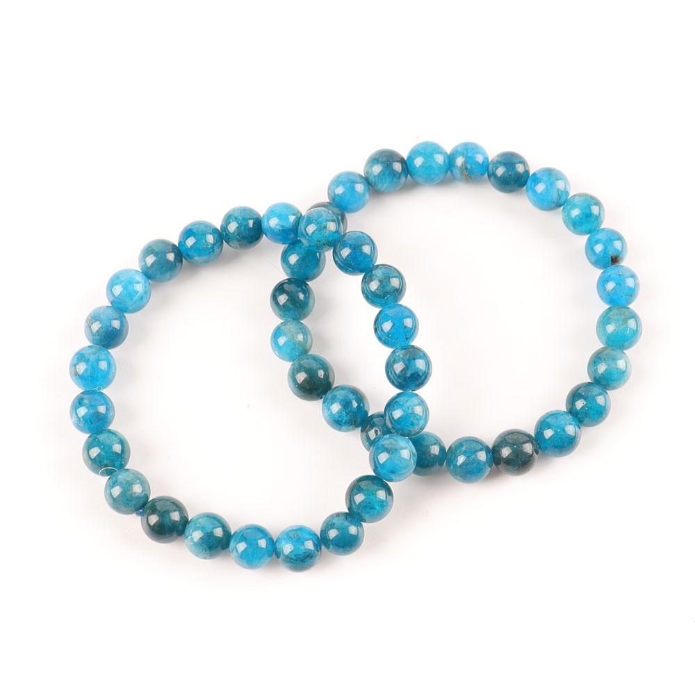 8mm Blue Apatite Bracelet Wholesale Crystals