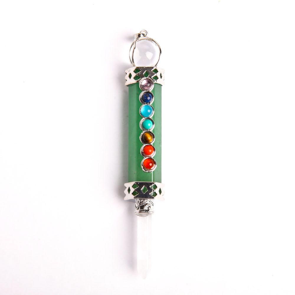 Crystal Jewelrys 7 Chakra Pendant Crystal Point Wholesale Crystals