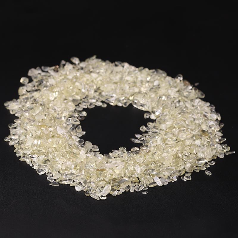 0.1kg Different Size Natural Citrine Chips Crystal Chips for Decoration Wholesale Crystals