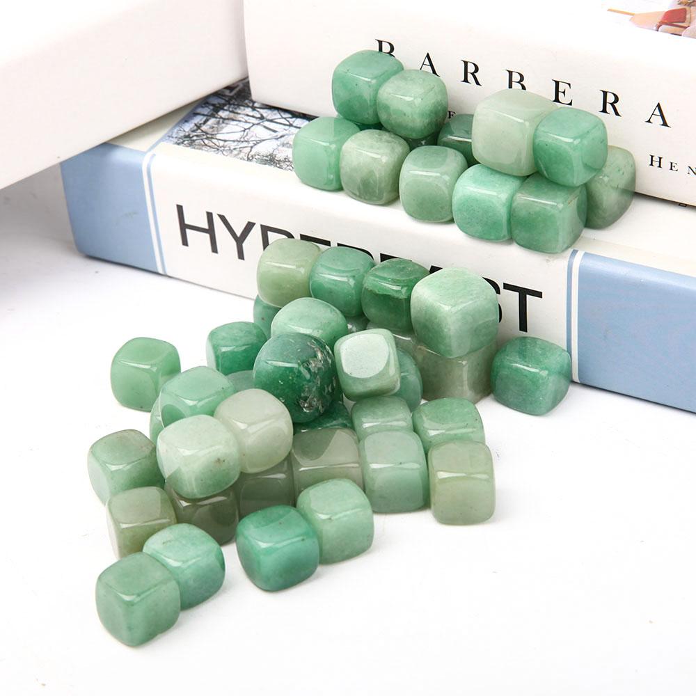 0.1kg Green Aventurine Cubes Wholesale Crystals