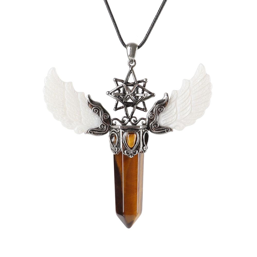 Crystal Point Vintage Wing Pendant Wholesale Crystals