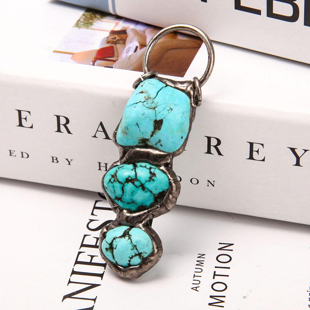 Turquoise Pendant Key Chain Wholesale Crystals