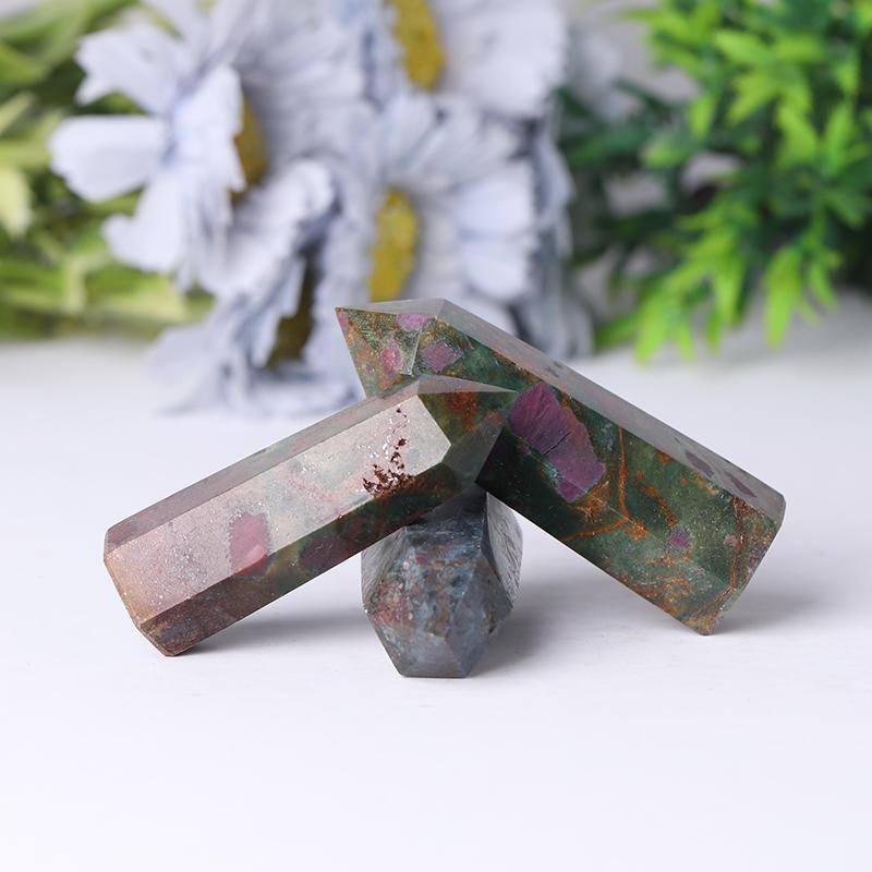 Natrual Ruby Kyanite Point Healing Tower for Collection Wholesale Crystals