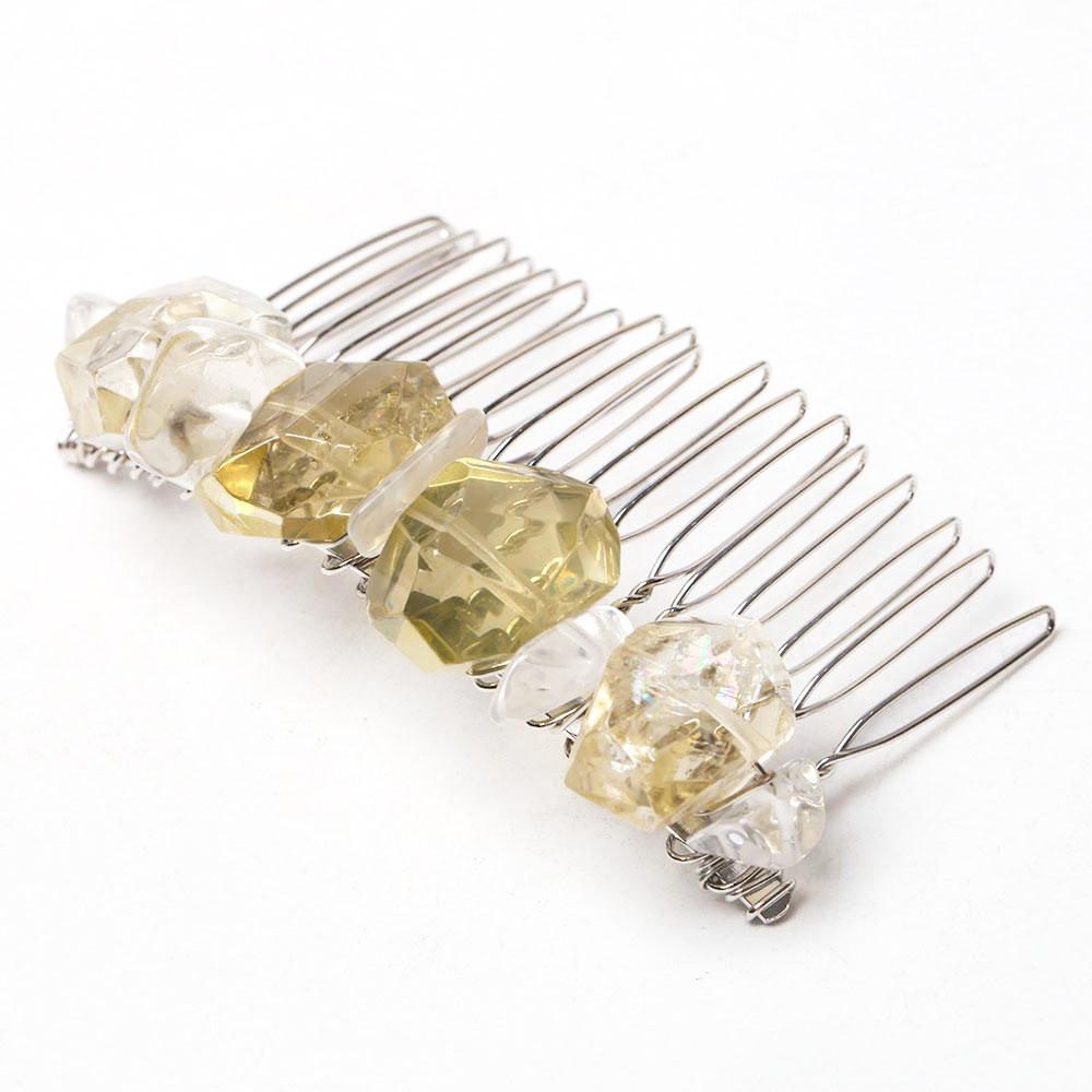 3“ Citrine Crystal Crown Comb Wholesale Crystals