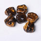 0.7" Tiger Eye Cat Paw Crystal Carvings Wholesale Crystals