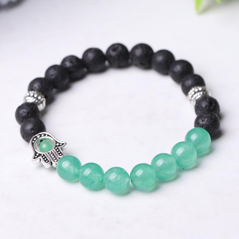 85mm Volcanic with Crystal Bracelet Wholesale Crystals