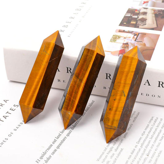 Set of 3 Tiger Eye DT Points Wholesale Crystals