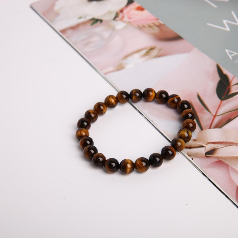 8mm Tiger Eye Crystal Bracelet Wholesale Crystals