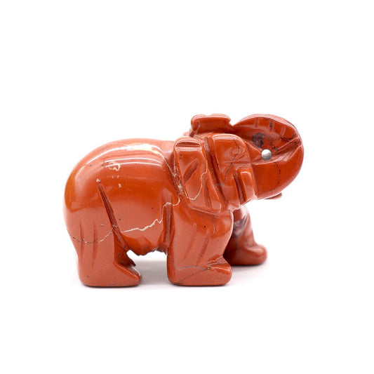 Carved Healing Crystals Gemstones Elephant Statue Figurine Wholesale Crystals