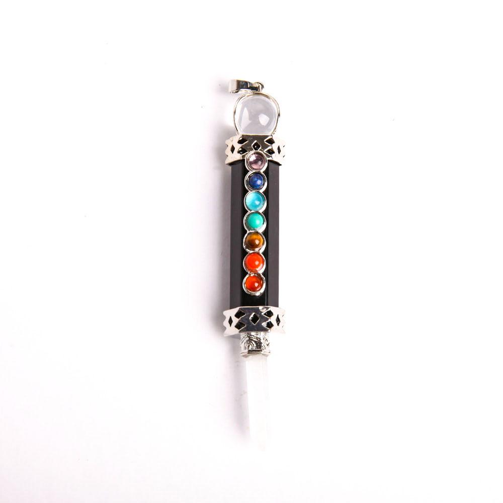 Crystal Jewelrys 7 Chakra Pendant Crystal Point Wholesale Crystals