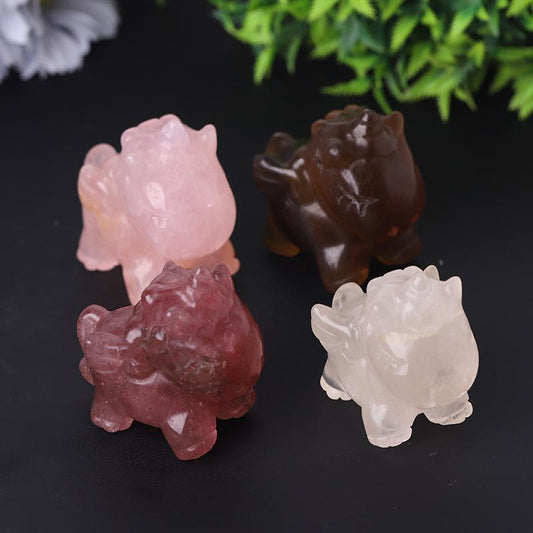 2.0" Unicorn with Wings Crystal Carvings Wholesale Crystals