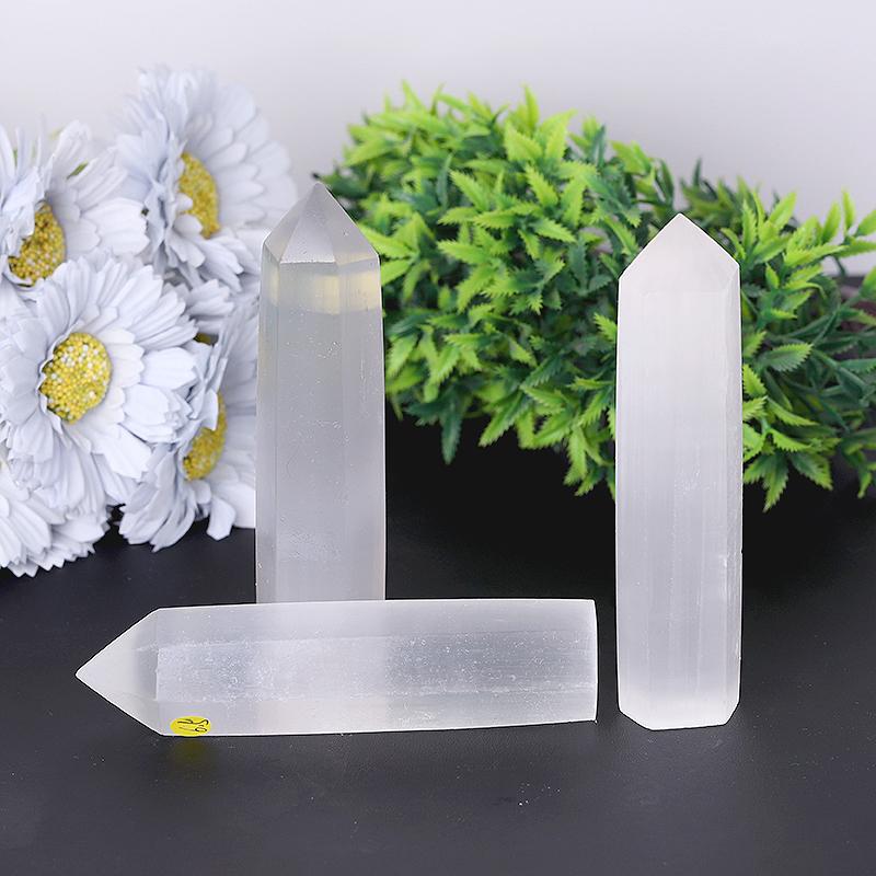 High Quality Selenite Points Healing Crystal Tower Wholesale Crystals