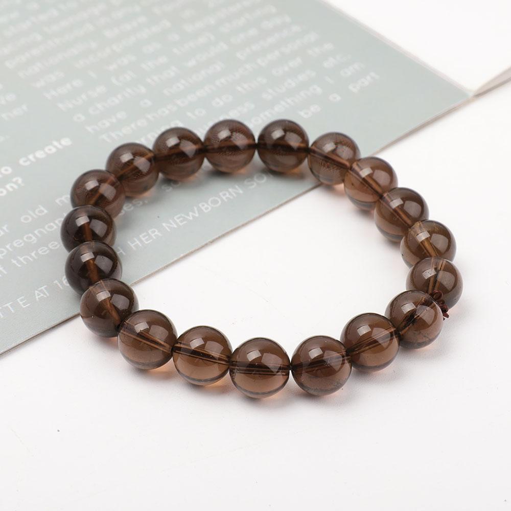 10.5mm Smoky Quartz Bracelet Wholesale Crystals