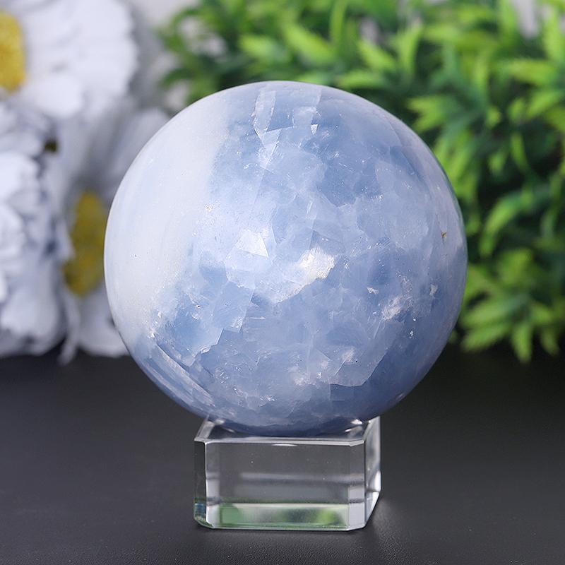 2.0"-4.0" Celestite Sphere Wholesale Crystals