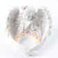 Resin White Cute Baby Angel Stand Wholesale Crystals