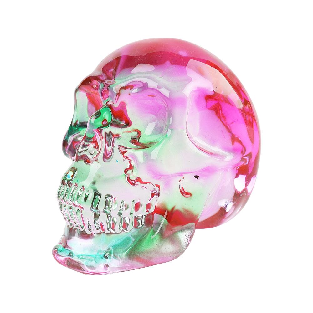 Aura Crystal Rainbow Skull Carving on Discount Wholesale Crystals