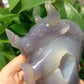 6" Druzy Agate Bull for Collection Wholesale Crystals