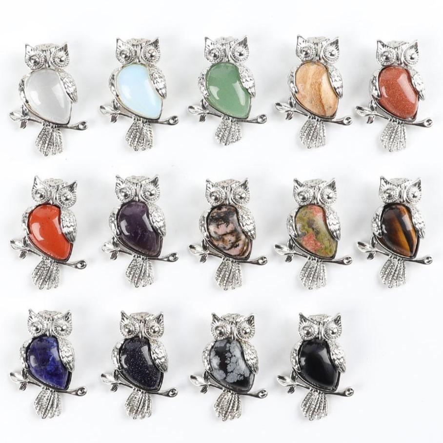 Owl Pendant Wholesale Crystals