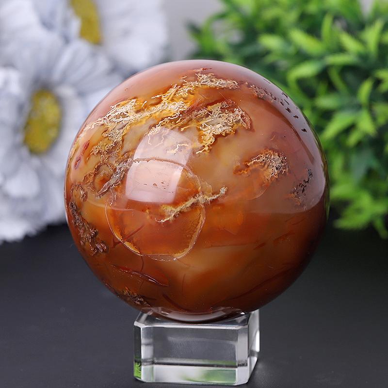 2.0"-4.0" Fire Quartz Sphere Wholesale Crystals