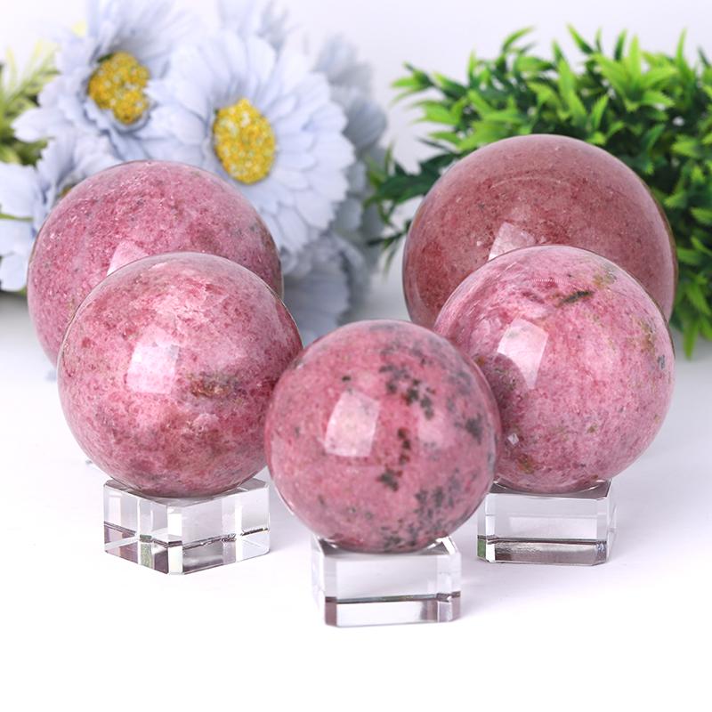 Rhodonite Sphere Wholesale Crystals