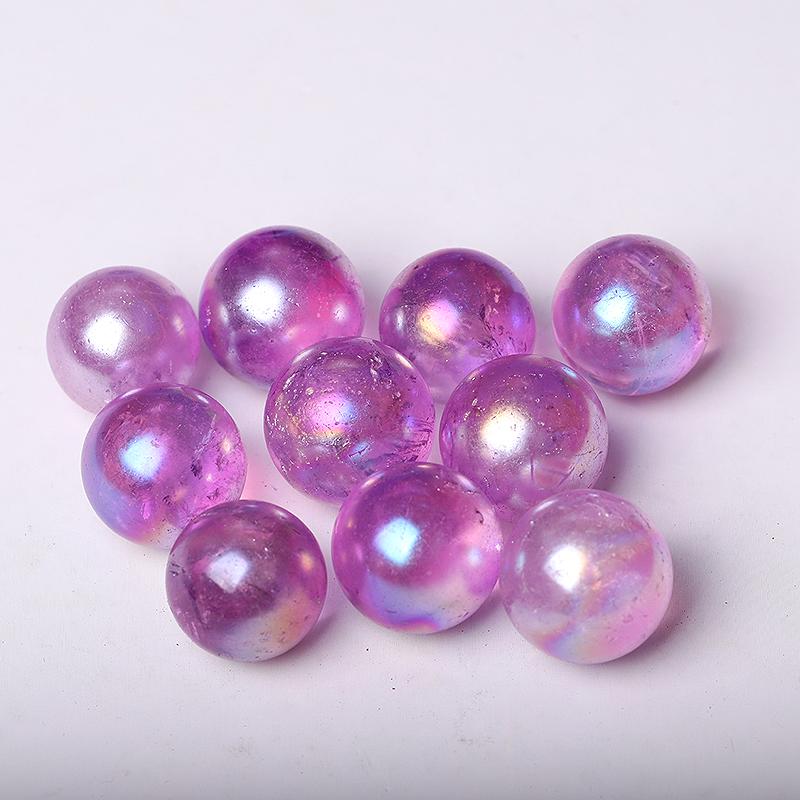 0.25kg Aura Purple Crystal Sphere Wholesale Crystals