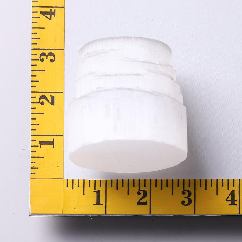 2.5" Selenite Tower Shape Candle Holder Wholesale Crystals