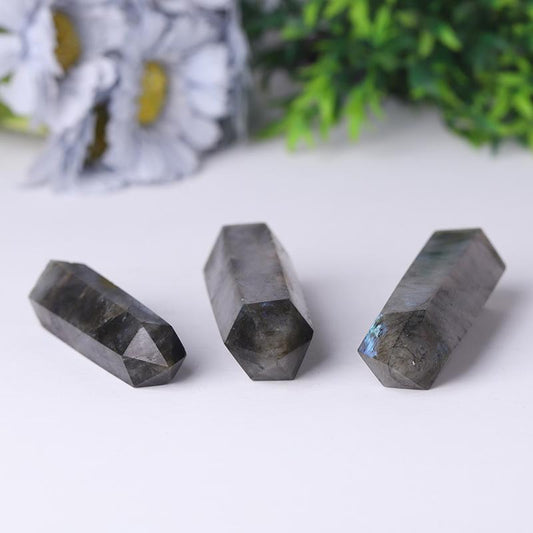 Natural Labradorite Point Healing Crystal Tower for Collection Wholesale Crystals