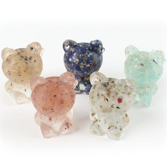 Crystal Chips Infused Hello Kitty Resin Figurines Wholesale Crystals