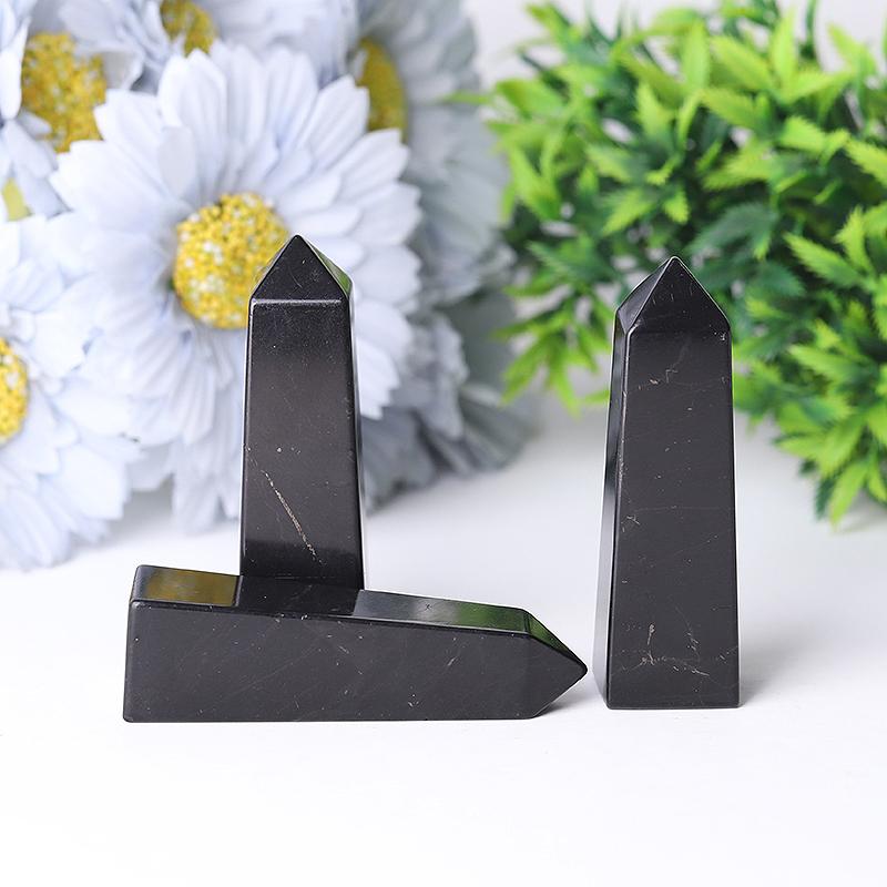 70mm Shungite Tower Wholesale Crystals