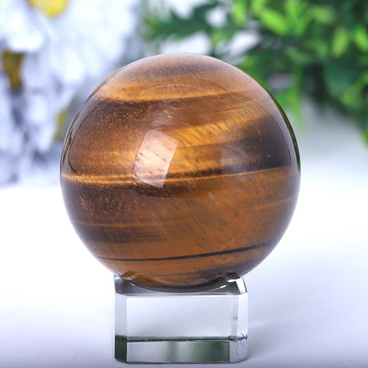 2.0"-4.0" Tiger Eye Sphere Wholesale Crystals