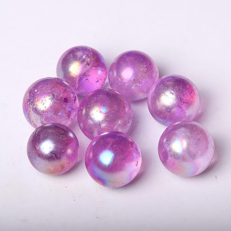 0.25kg Aura Purple Crystal Sphere Wholesale Crystals