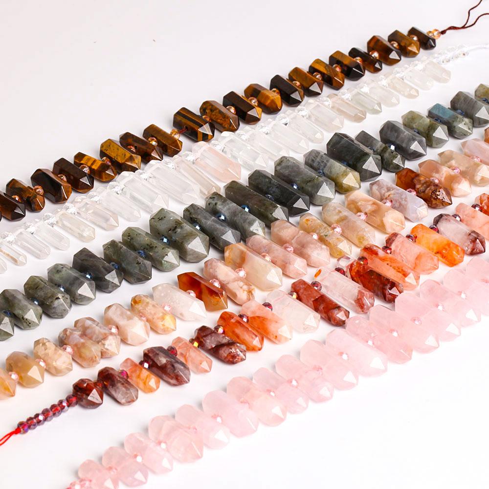 Natural Crystal Point Chain Strings Use for DIY Wholesale Crystals