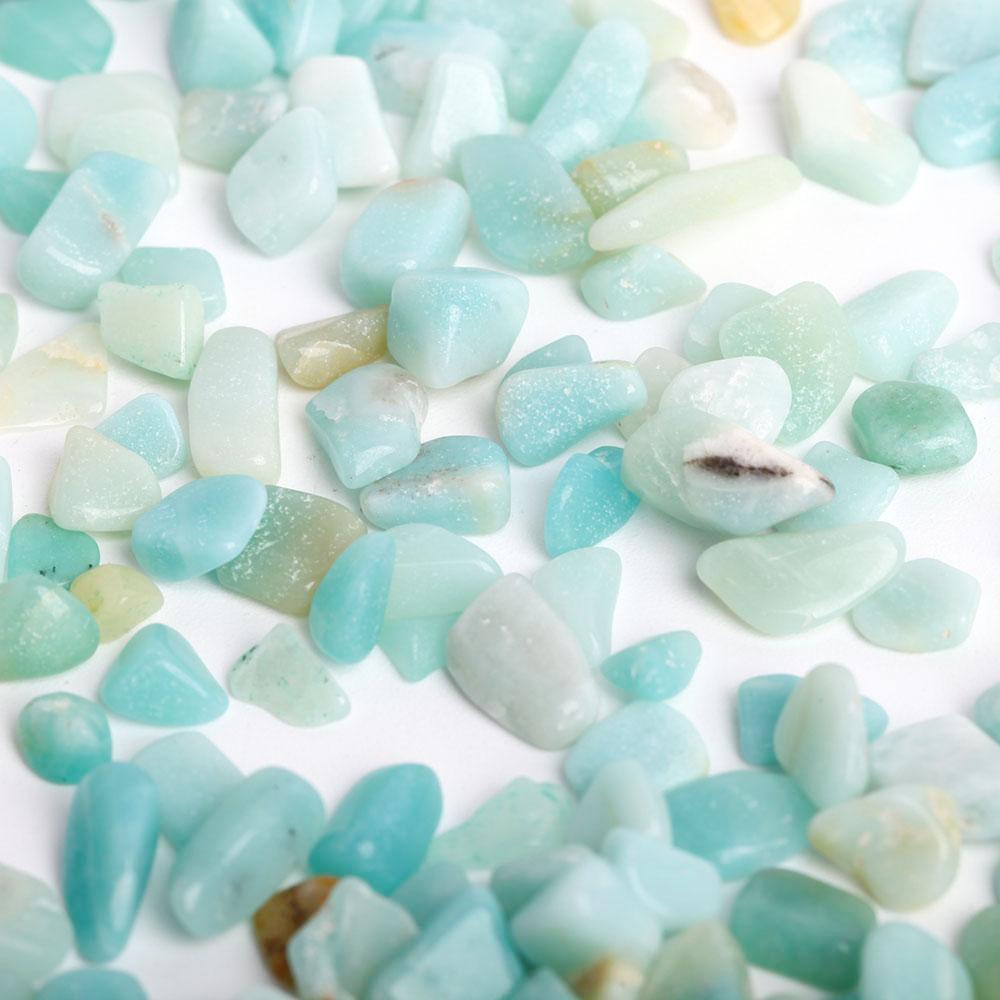 0.1kg Sky Blue Stone Crystal Chips 5-7mm Wholesale Crystals